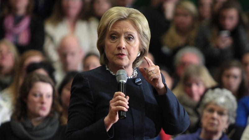 J Walking along Hillary Clinton’s Campaign Trail