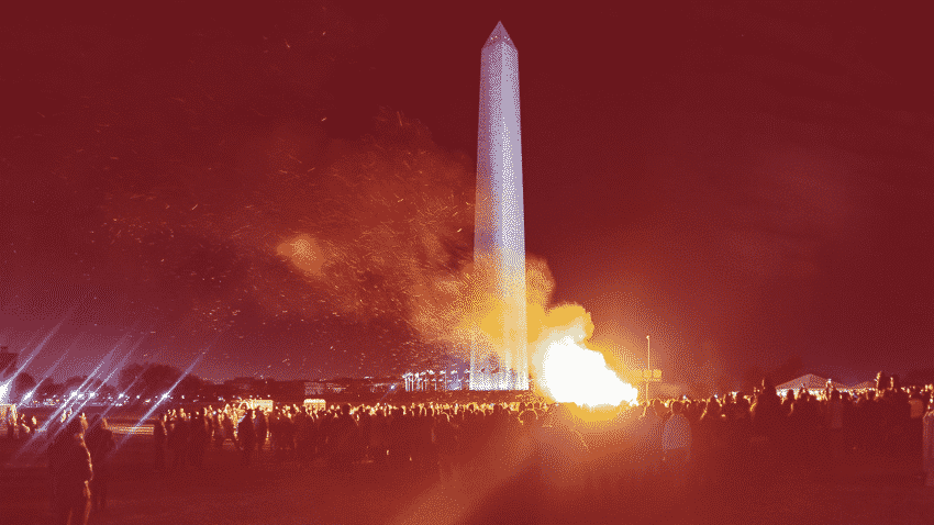 We talked with Michael Verdon, an artist who burns down his work.