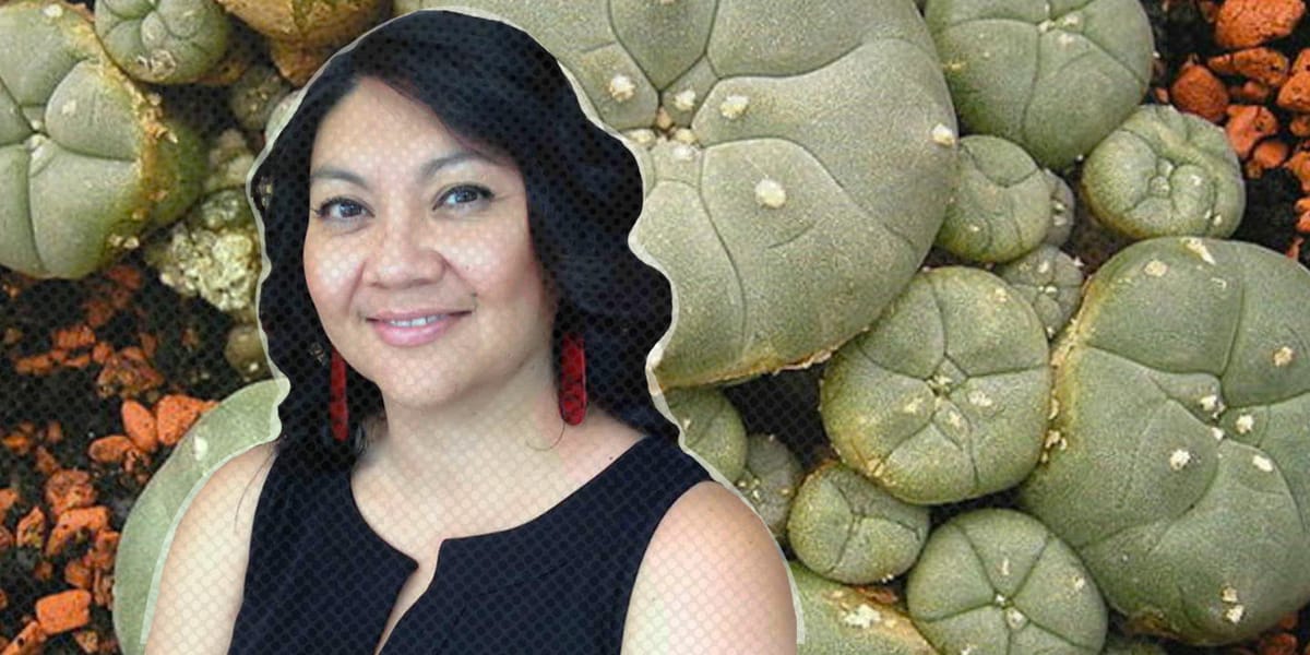 Pictured: Peyote researcher, statement signatory, and member of the Shoshone-Bannock Tribes, Dawn D. Davis.