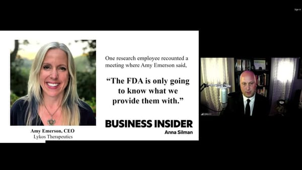 MAPS/Lykos MDMA Application - FDA Public Comment Challengers