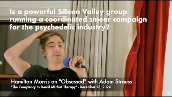 Is a powerful Silicon Valley group running a smear campaign for the psychedelic industry?
