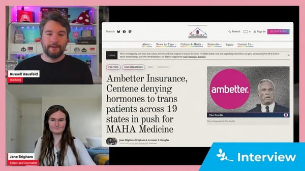 The Fight Over Trans Healthcare Under Trump w/ Jane Migliara Brigham