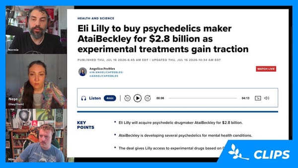 Psychedelic Big Pharma: Eli Lilly Acquires AtaiBeckley