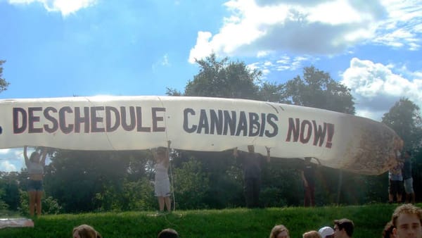 Activists Bring 51-Foot Cannabis Joint to Hillary Clinton